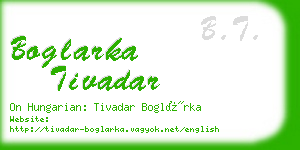 boglarka tivadar business card